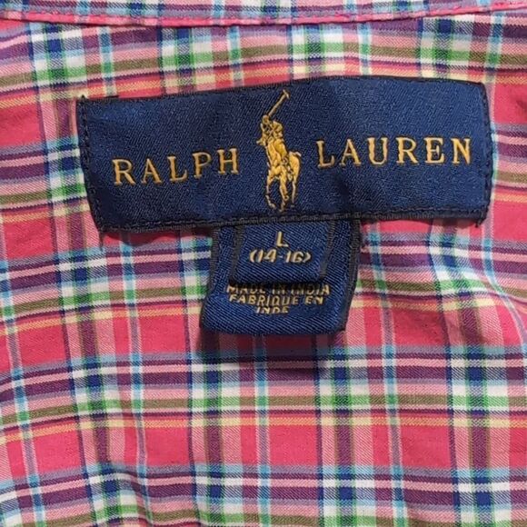 Boys Ralph Lauren Button Down Shirt L (14-16) - Picture 3 of 6